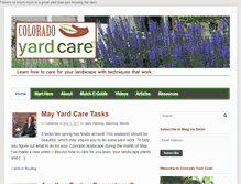 Tablet Screenshot of coloradoyardcare.com